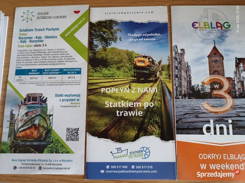 Elbląg Kanał Elbląski informatory Wronki