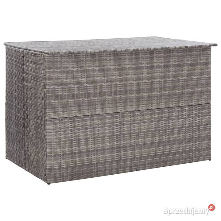 Skrzynia ogrodowa szara 150 x 100 x 100 rattan mazowieckie Warszawa