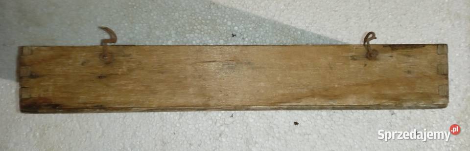 Stare drewniane pudełko z przegrodami Pozostałe Łódź