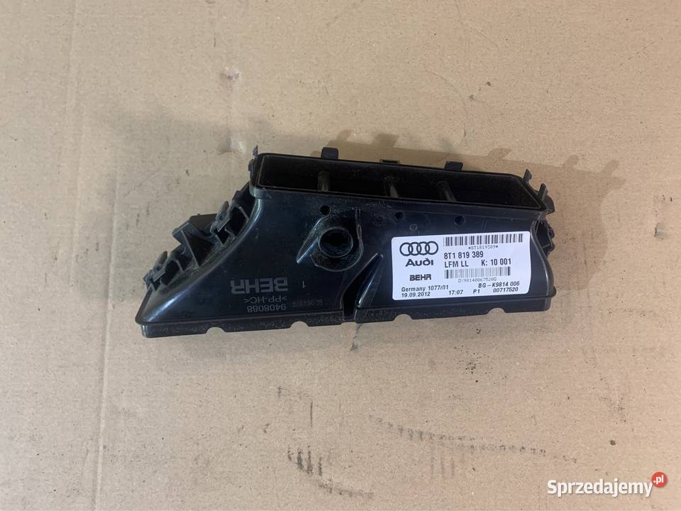 8T1819389 Kanał powietrza audi a4 b8 a5 8t a7 Rok produkcji 2013 zachodniopomorskie Szczecin