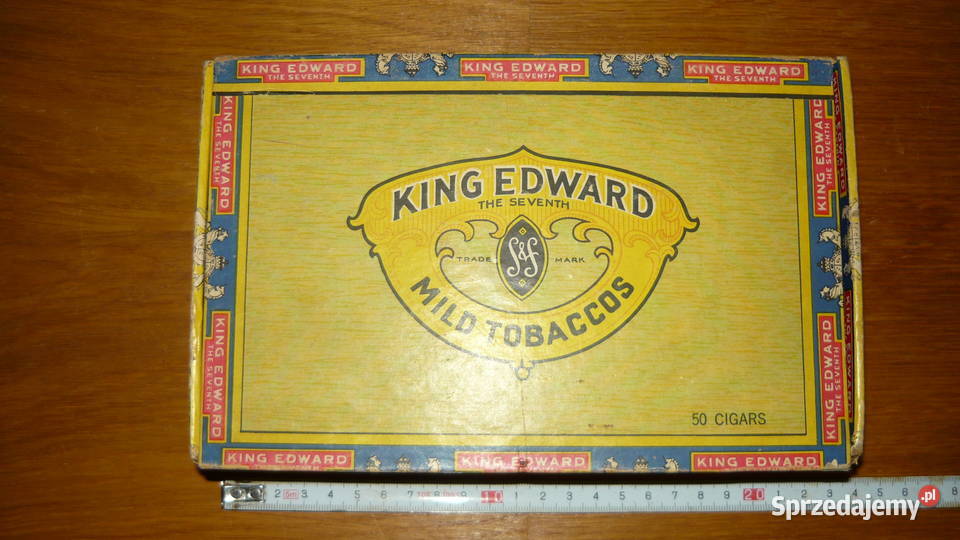 Pudełko cygarach King Edward Imperial Sokółka