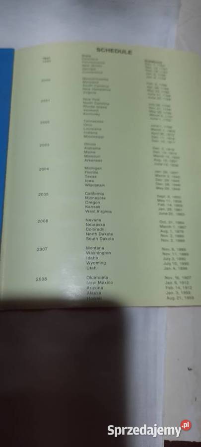 monety USA Album Commemorative Quarters 19992008 Warszawa sprzedam