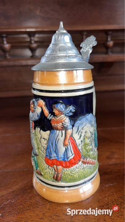 Kufel Western Germany Para tańcząca na łące O