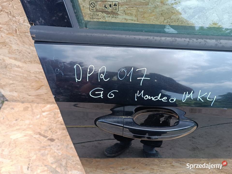 FORD MONDEO MK4 DRZWI PRZÓD PRAWY PRAWA KOD LAK Słowikowo