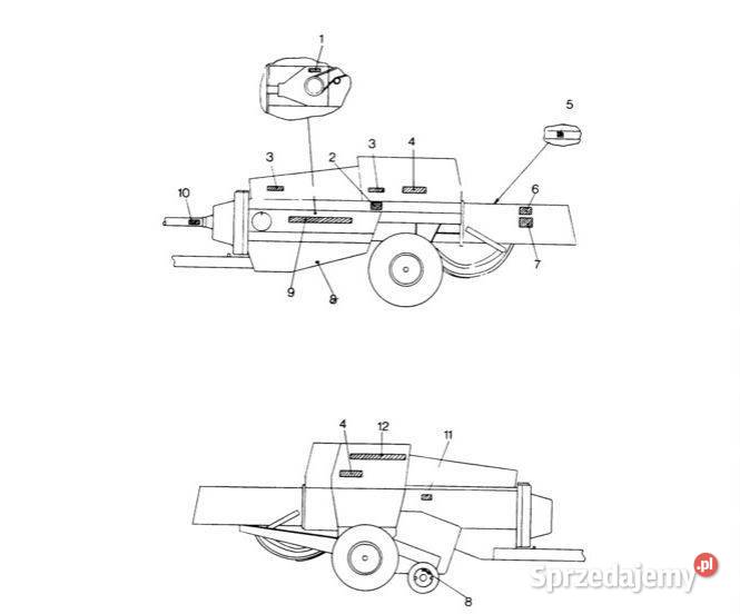 Holland 376 hayliner prasa katalog części motoryzacja, transport Kielce