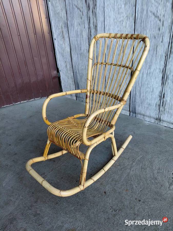 fotel bujany bambusowy 436