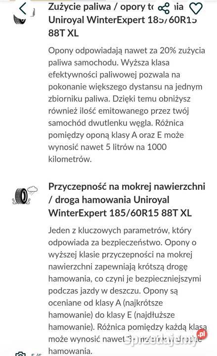 Uniroyal 18565r15 uzywane Bolesławiec