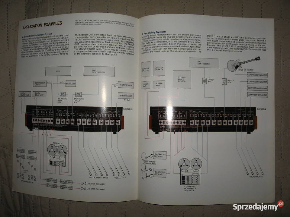 Yamaha MC Series Mixing Consoles 1204 1604 2404 mikserym nagłośnienie Kępice