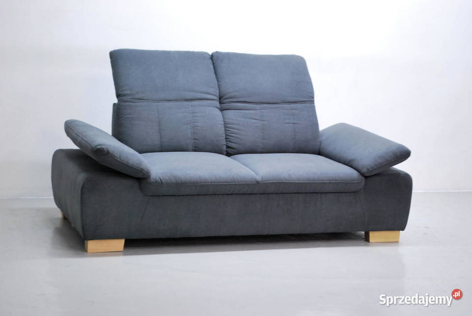 RYP nowa nowoczesna sofa 2 osobowa KANAPA popielata tkanina