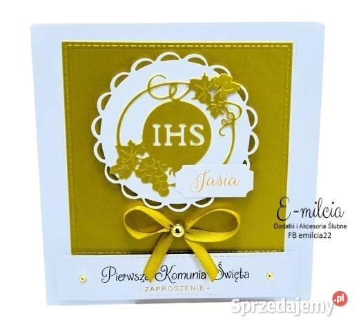 Zaproszenia z okazji I Komunii Św Pozostałe lubuskie