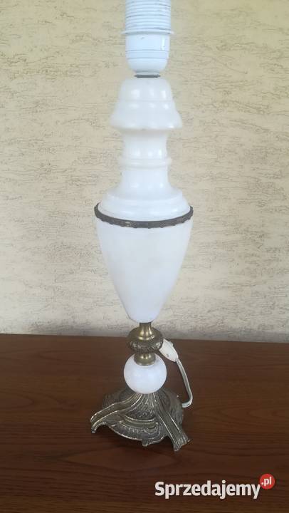 Lampka 8 stylowa lampa stołowa nocna mosiężna Garwolin