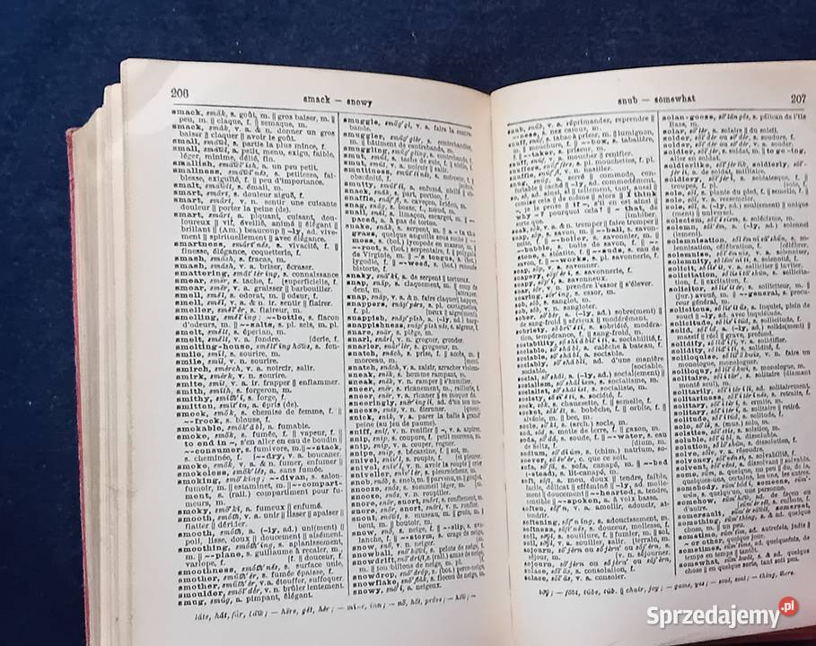 Dictionary of The French Anglish Languages wielkopolskie Koźminek