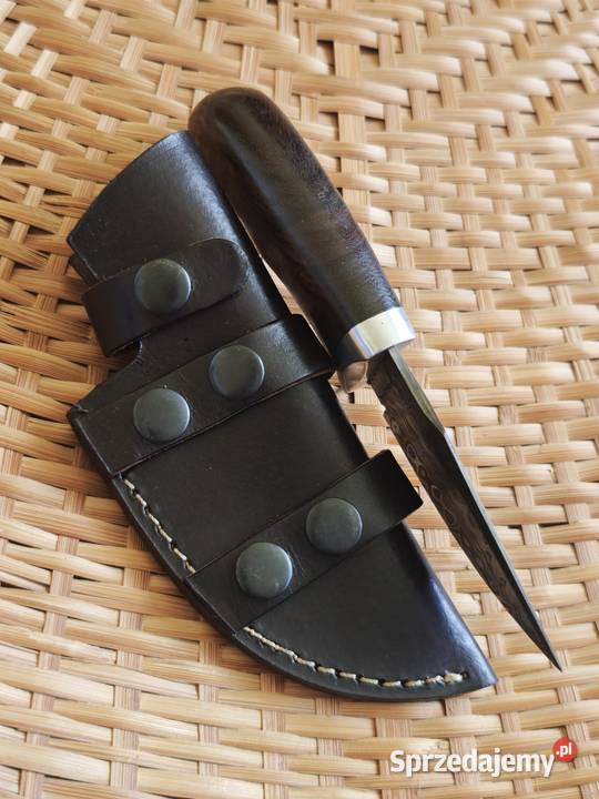Nóż myśliwski damast 94 Custom świętokrzyskie Busko-Zdrój