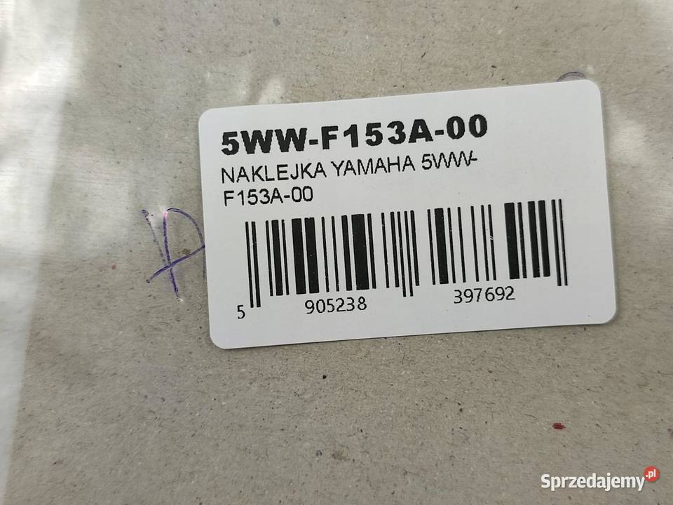 NAKLEJKA NA CZACHĘ YAMAHA CW50S 2005 5WW8 NOWA Emblematy