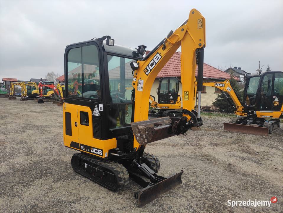 Minikoparka JCB 15 c1 2019r 240mtg maszyna Ryżki