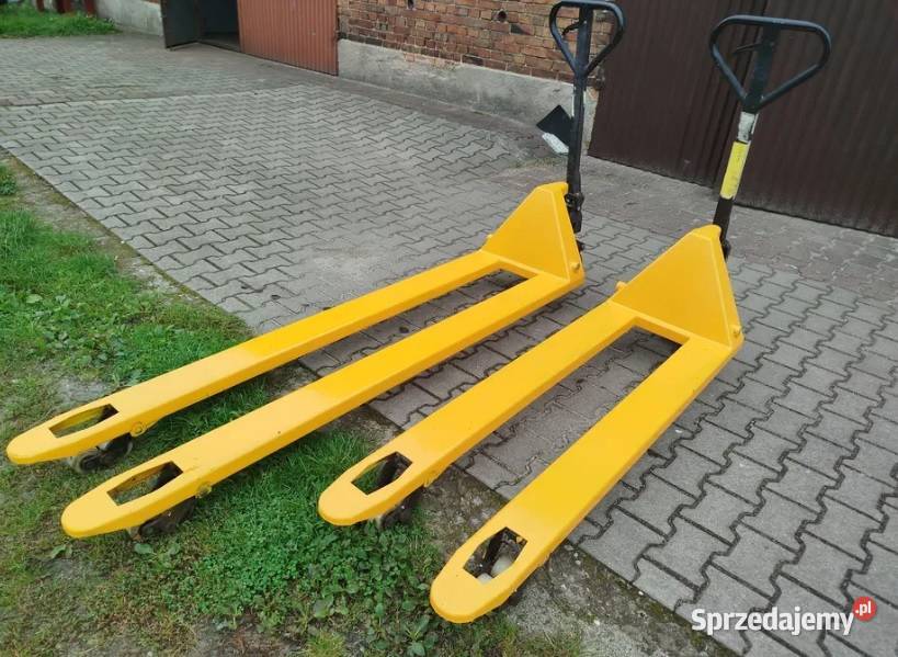 Wózek Paletowy Długi 2000 Paleciak 2200 Magazynowanie lubuskie Żary sprzedam