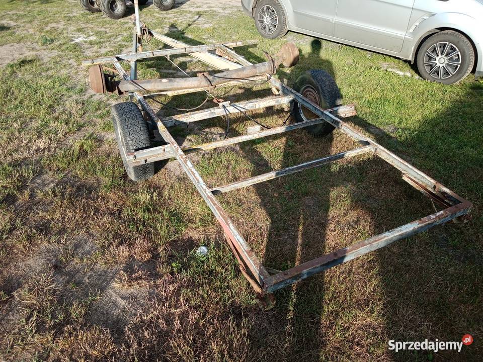 Rama przyczepki z osią hamowaną 1000 dmc sprzedam