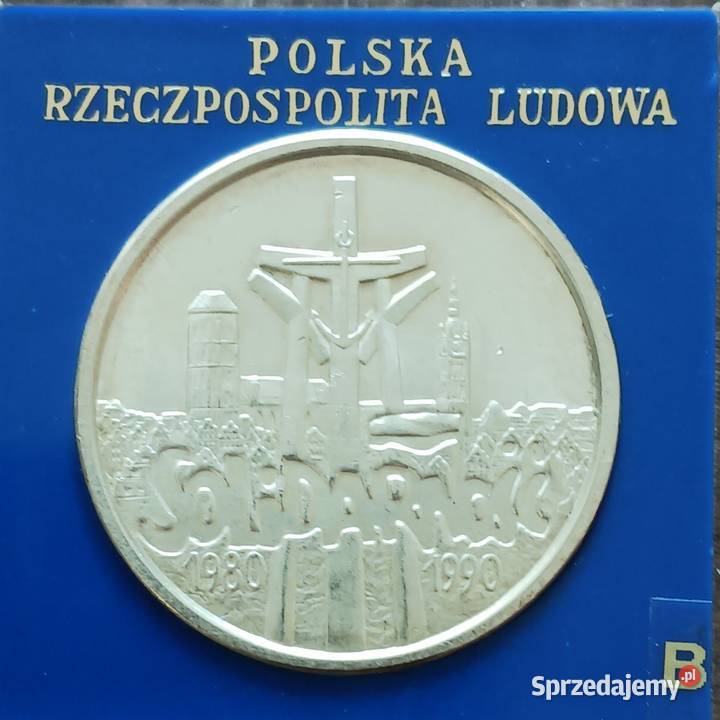 100 000 Solidarność 1990 r TYP B mennicze Konin