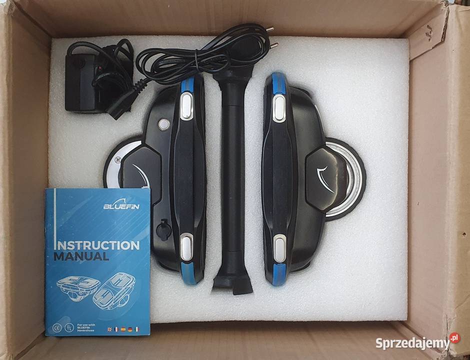 BLUEFIN wrotki samobalansujące HoverShoes 250W Deskorolki elektryczne i hoverboardy Sport i Wypoczynek Grójec