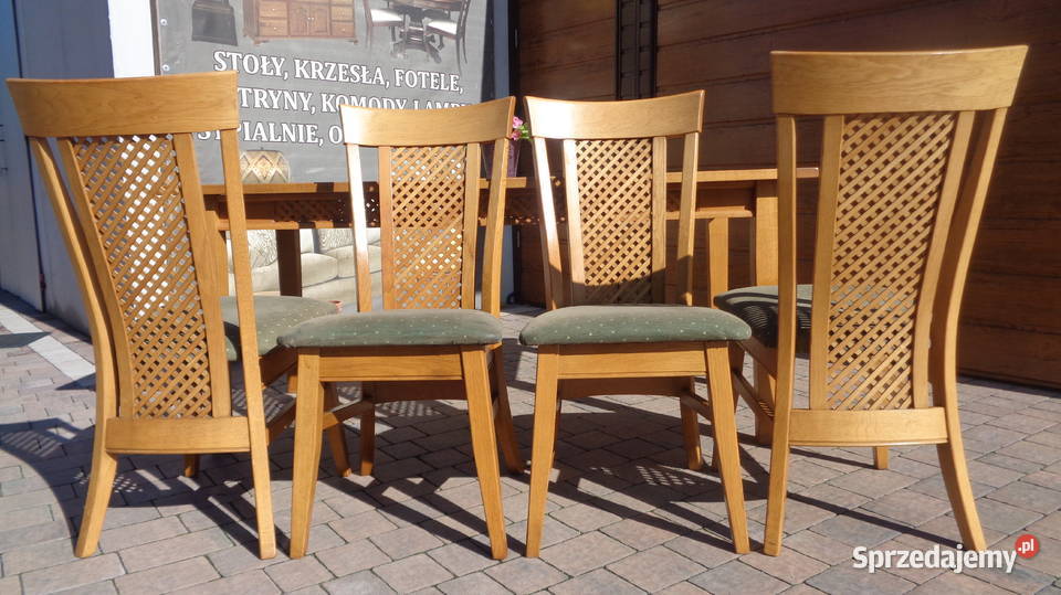 stół i 4 krzesła komplet wielkopolskie Mielnica Duża sprzedam