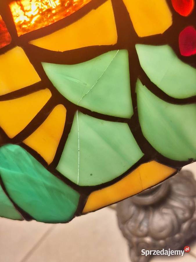 Lampa witrażowa stojąca nocna biurkowa styl sprzedam
