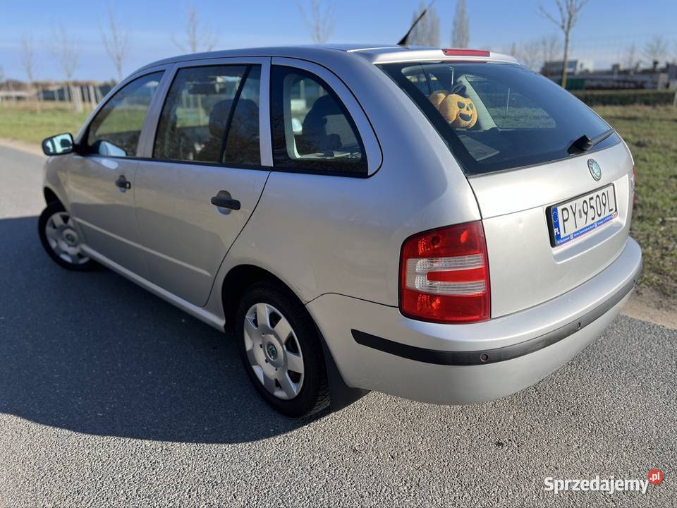 Skoda Fabia 14D 2007 szary wielkopolskie Luboń