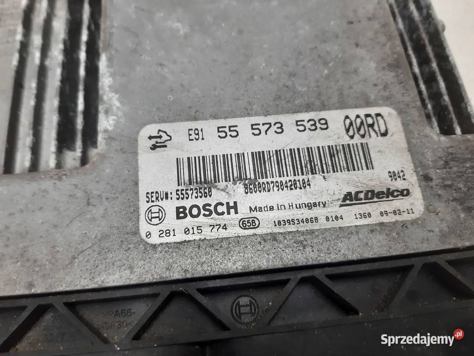 INSIGNIA 20CDTI 0281015774 55573539 Sterownik