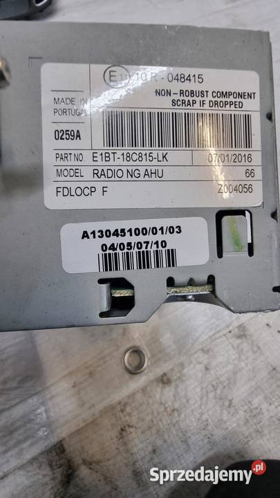 FORD C MK2 SYNC RADIO E1BT18C815LK EKRAN Sprzęt audio fabryczny