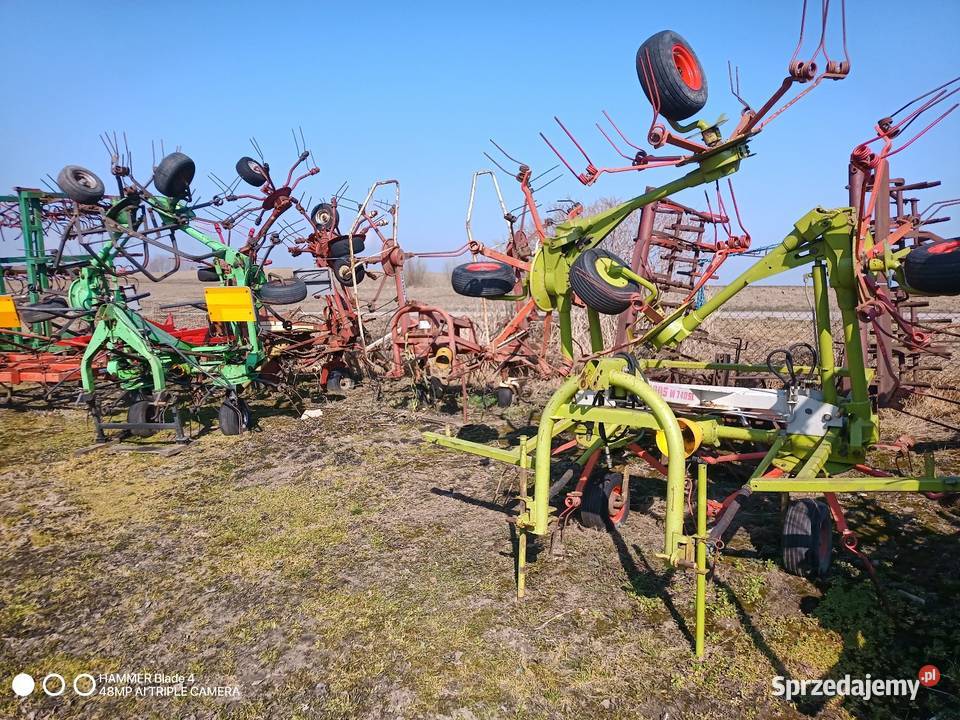 Zgrabiarka claas 780 kuhn Niemeyer fella warmińsko-mazurskie Rokitnik