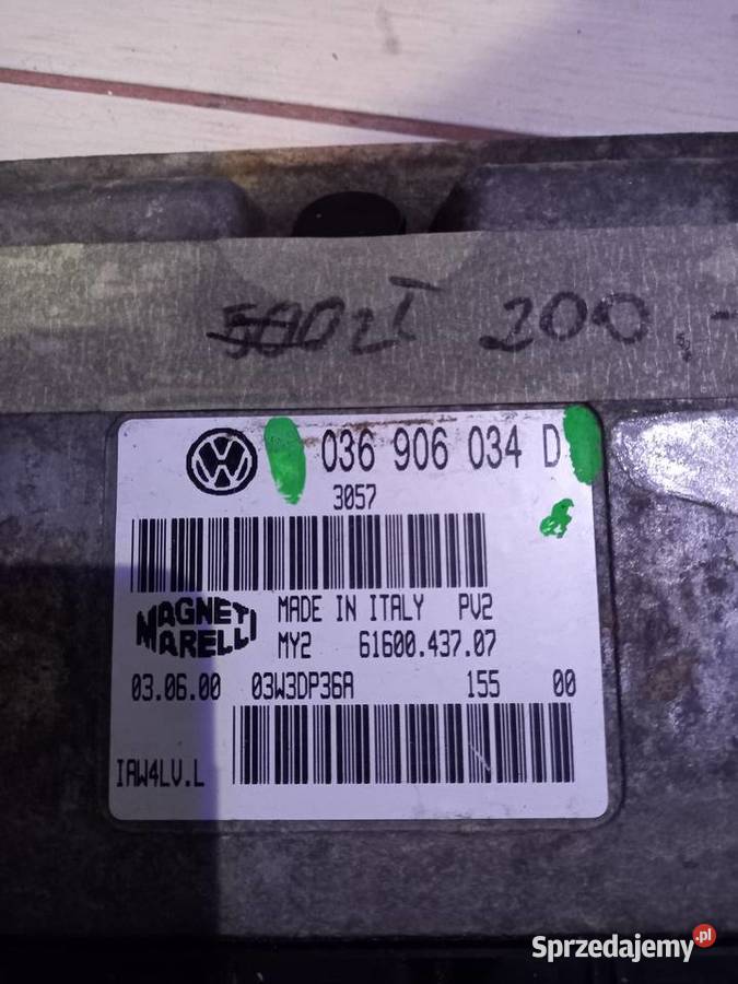 Komputer VW osobowe Margonin