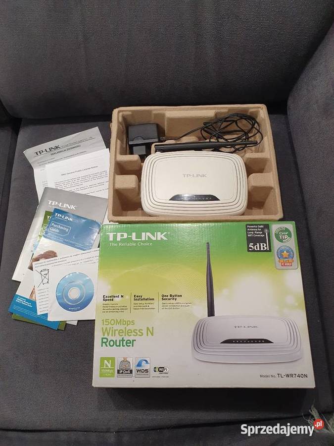 Router TPLINK TLWR740N kujawsko-pomorskie Prądocin sprzedam