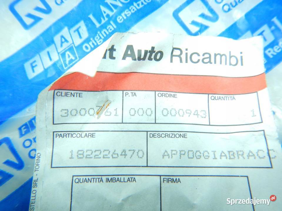 RĄCZKA DRZWI PRAWY PRZÓD FIAT UNO 8995 ASO Wyposażenie wnętrza lubelskie