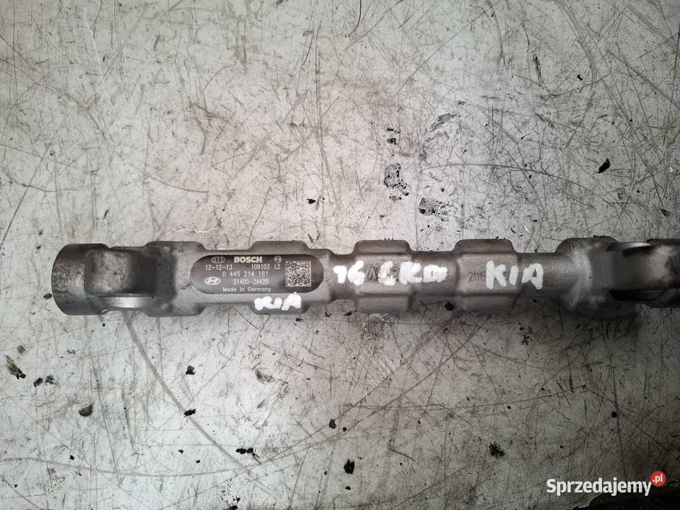 KIA HYUNDAI 16 CRDI listwa wtryskowa 0445214181 świętokrzyskie Kielce