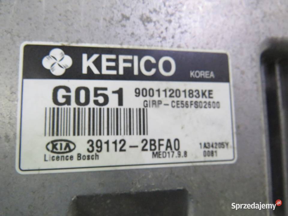 KOMPUTER SILNIKA CARENS IV 16 GDI 391122BFA0 Układ elektryczny, zapłon sprzedam