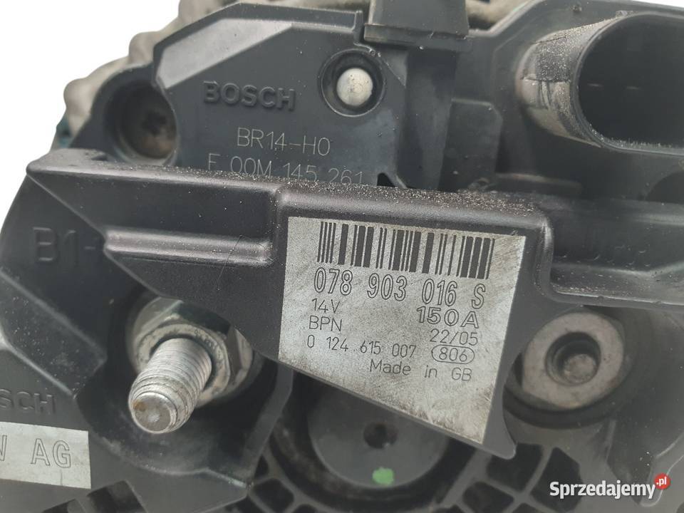 ALTERNATOR Audi A4 B6 24 27 30 V6 Bosch