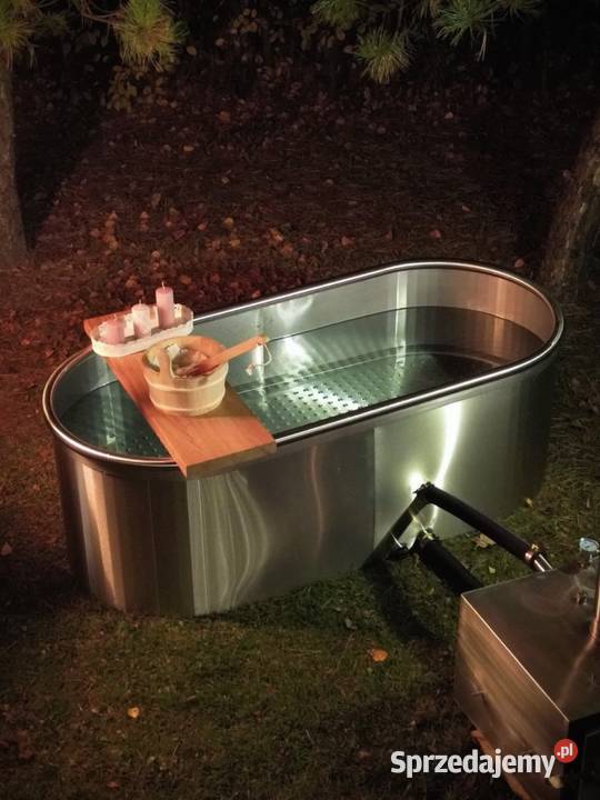 Balia ogrodowa stal nierdzewna 316L 180x80x66 Andrychów