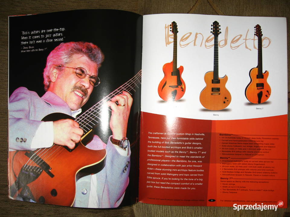Guild Guitars 2000 catalog katalog gitar Instrumenty Kępice