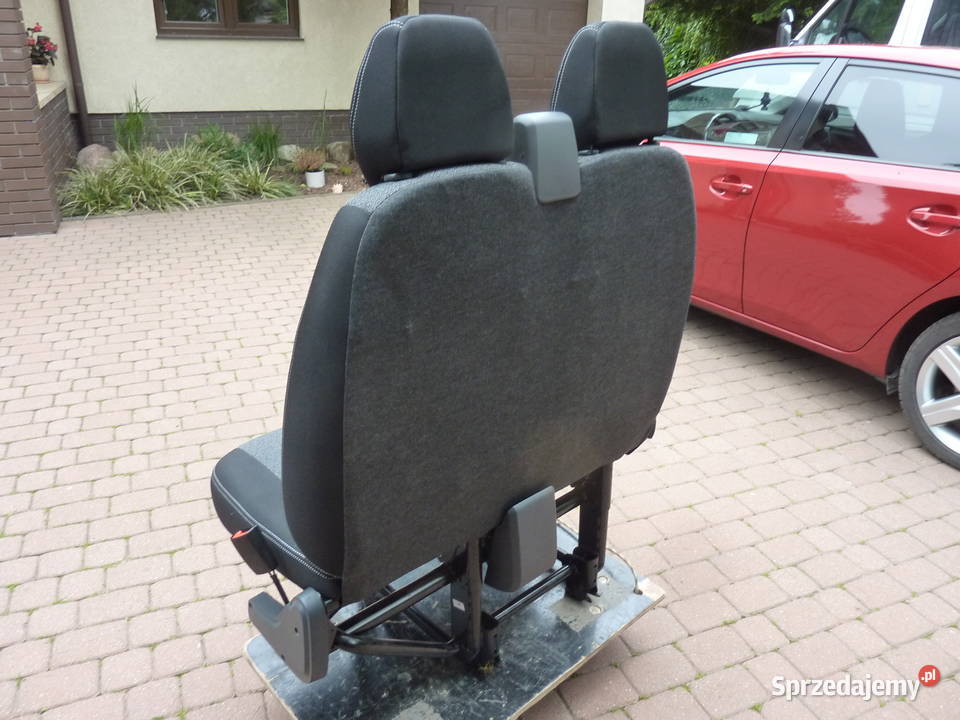 Kanapa i fotel kierowcy z nagrzewnicą fiat
