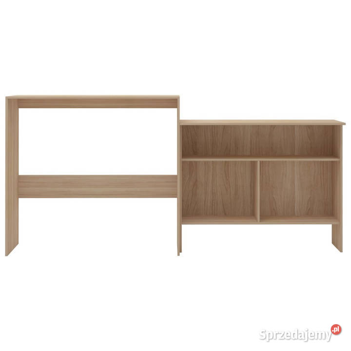 Stół barowy z 2 blatami dąb 130 x 40 x 120 mazowieckie