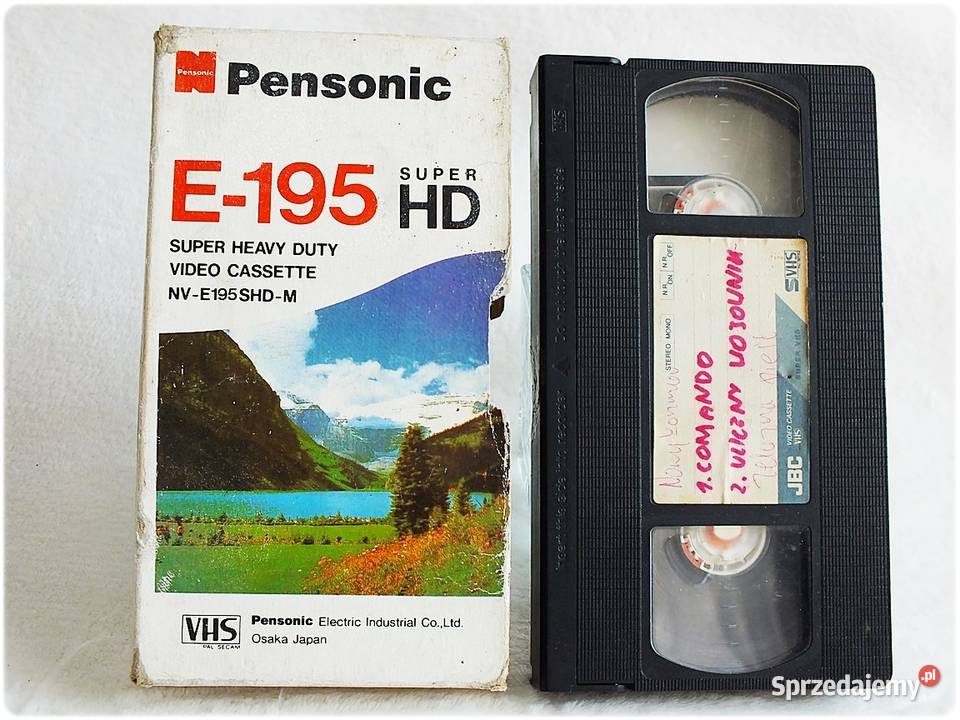 Kaseta VHS PENSONIC 180min Film Nowy Koszmar VHS Żary