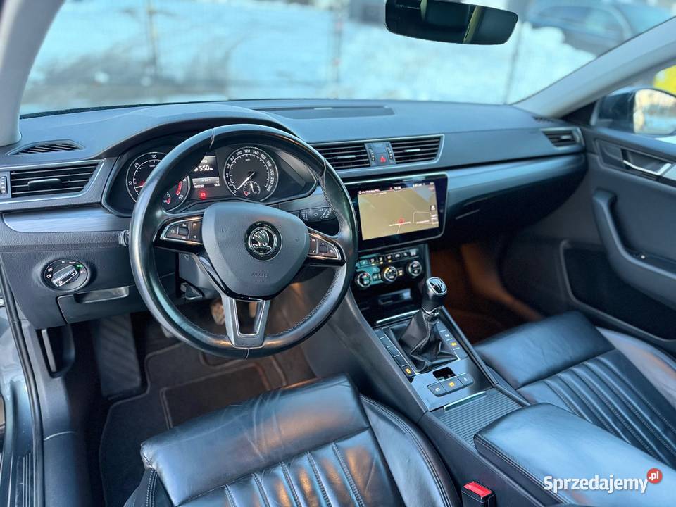 Skoda Superb Nowy rozrząd 1właściciel Full skóra szary Superb Bydgoszcz sprzedam