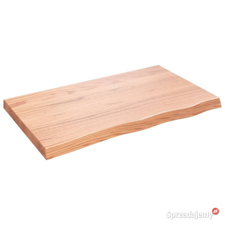 Blat do stołu jasnobrązowy 100x60x26 lite drewno mazowieckie Warszawa