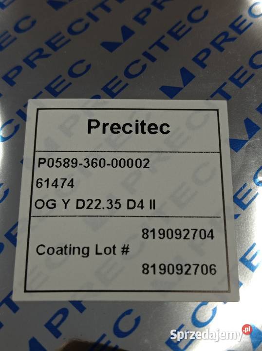 Szkiełko ochronne Precitec 2235 x 4 mm sprzedam