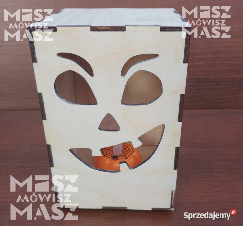 Lampion HALLOWEEN led dekoracje latarnia Racot