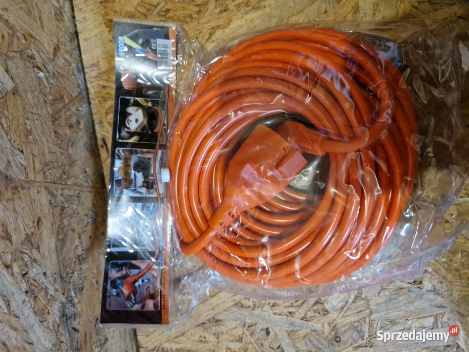 PRZEDŁUŻACZ ELEKTRYCZNY BLACK 20M 3X15MM IP20 Pozostałe Głogowa sprzedam