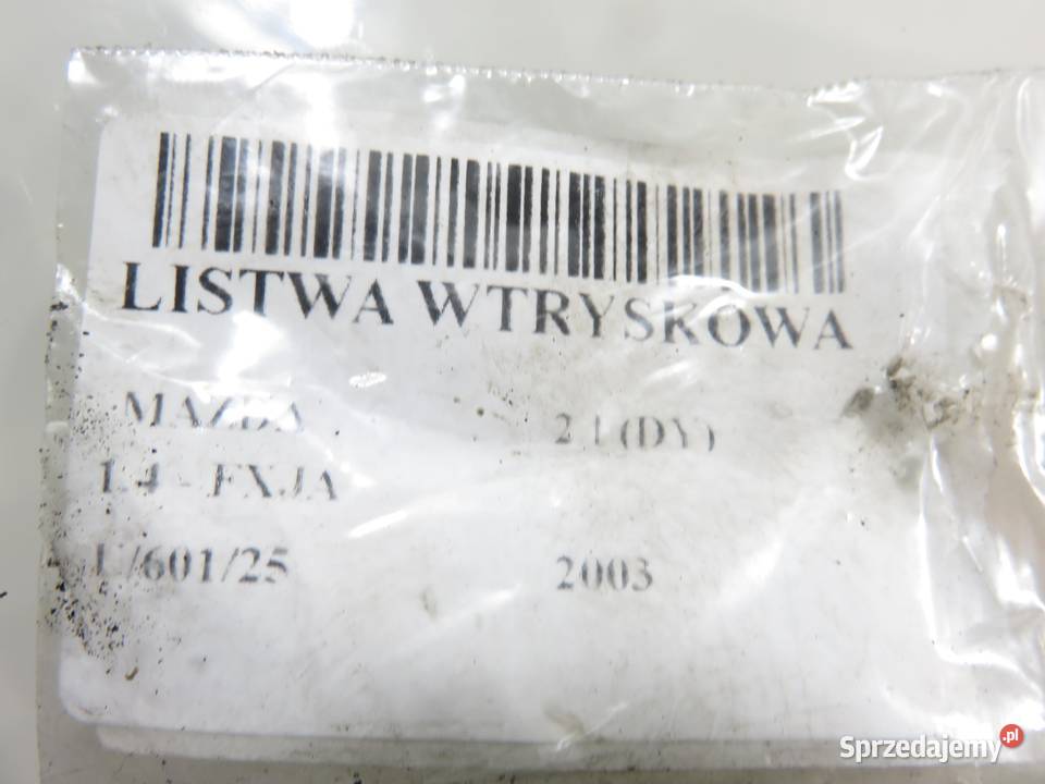 LISTWA WTRYSKOWA MAZDA 2 I 14 98MFBB 9D2809H487 osobowe Listwy wtryskowe