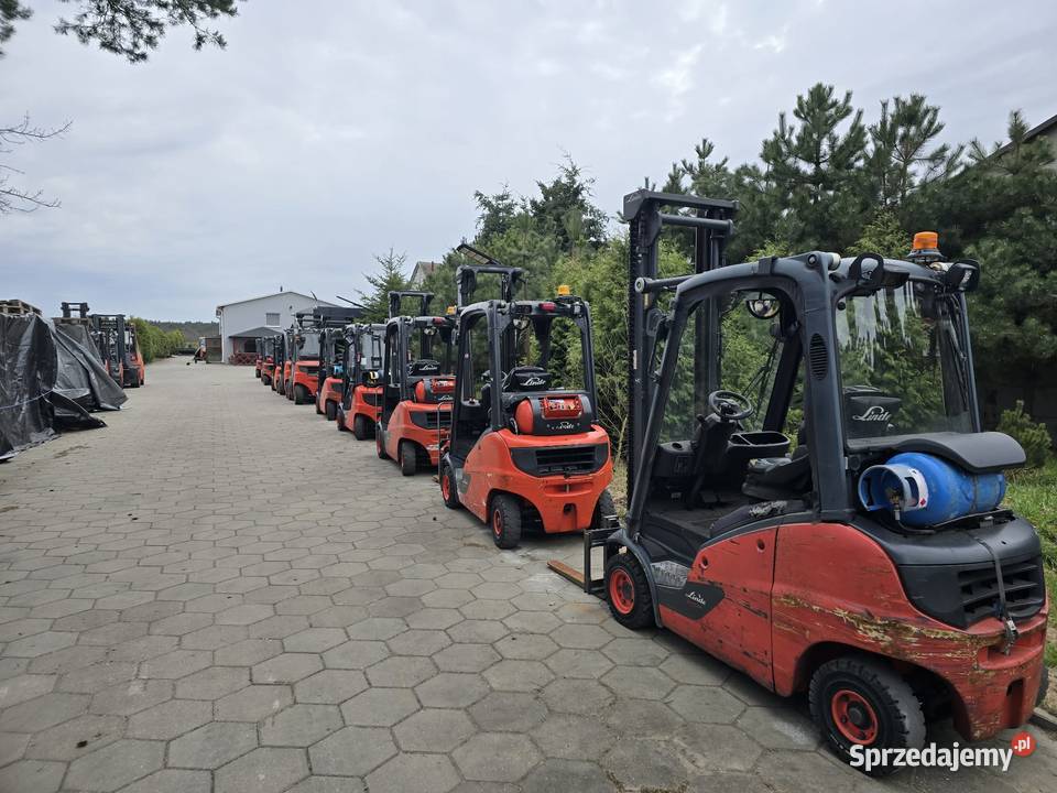 Linde H18T01 Triplex Pozycioner 4 sekcje Godziesze Małe