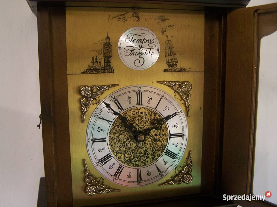 Zegar ścienny Tempus Fugit mechaniczny wahadłowy