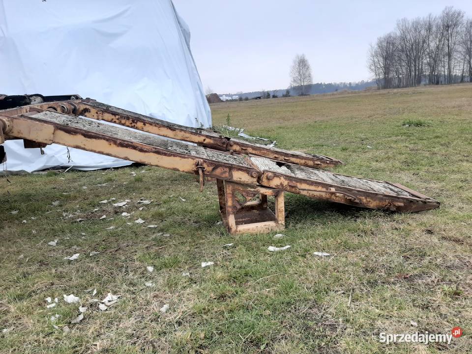 Przyczepa niskopodwoziowa laweta T035 POM Śrem Piotrków Trybunalski