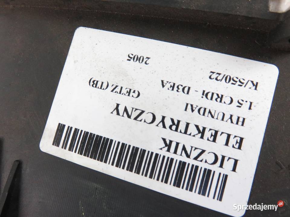 LICZNIK HYUNDAI GETZ 15 CRDi 940031C551